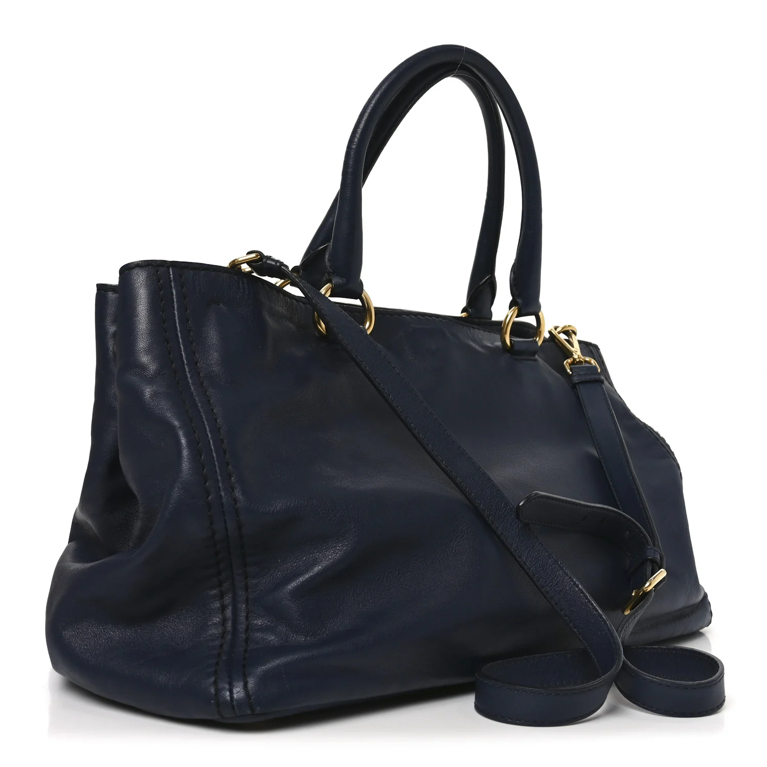 Soft Calfskin Shopping Tote Baltico - Image 3