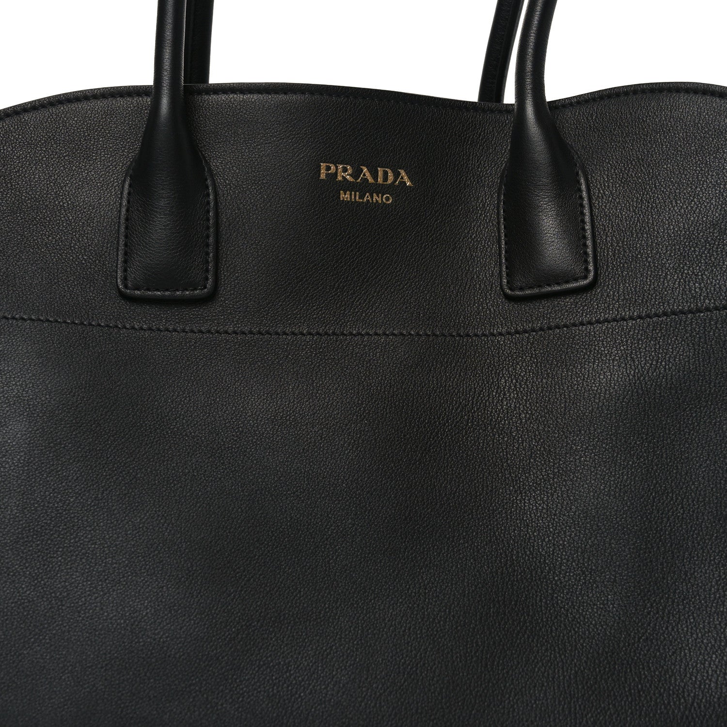 Soft Grain Calfskin Large Tote Bag Black - Image 7