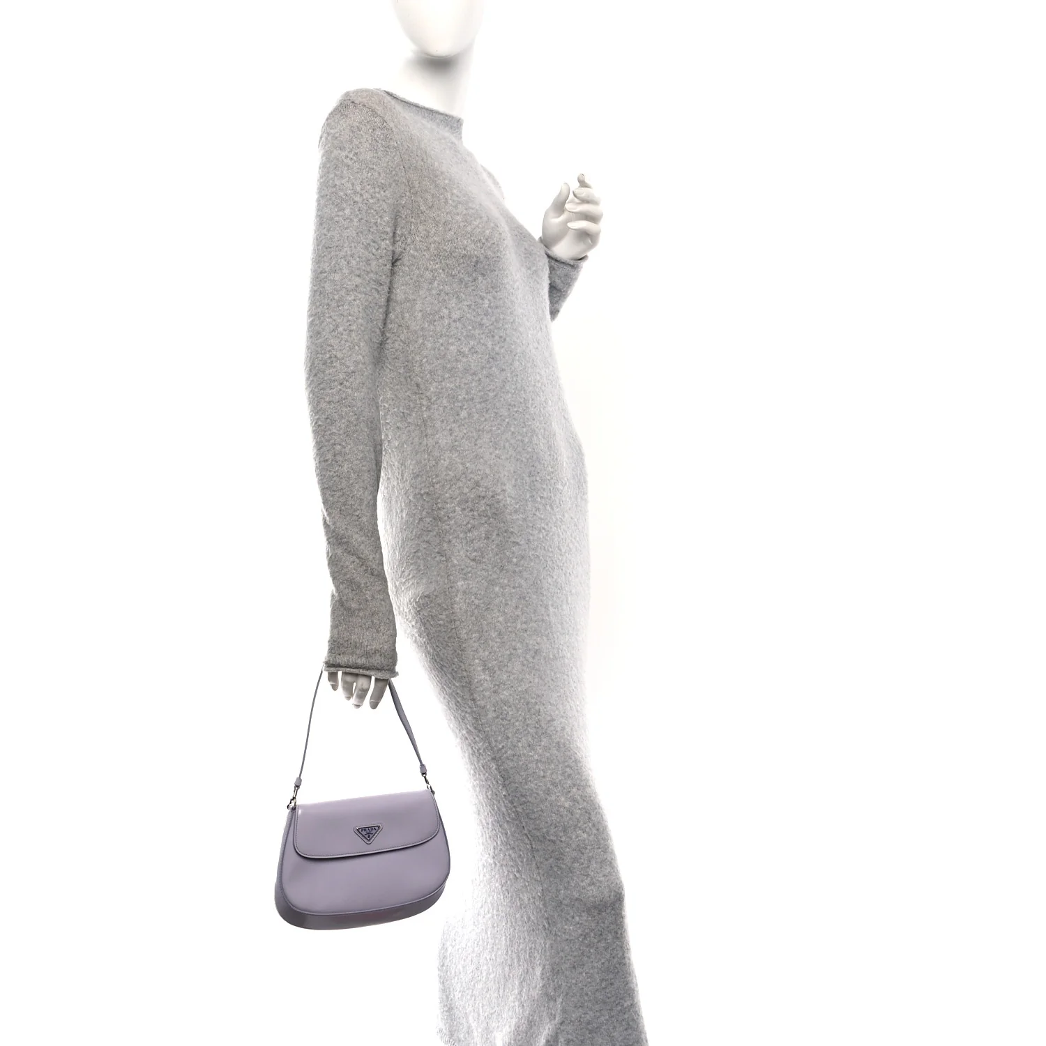 Spazzolato Cleo Flap Shoulder Bag Fiordaliso - Image 2