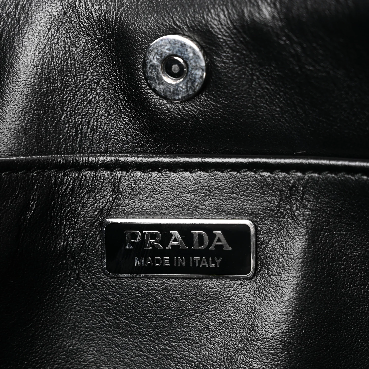 Spazzolato Cleo Shoulder Bag Black - Image 6