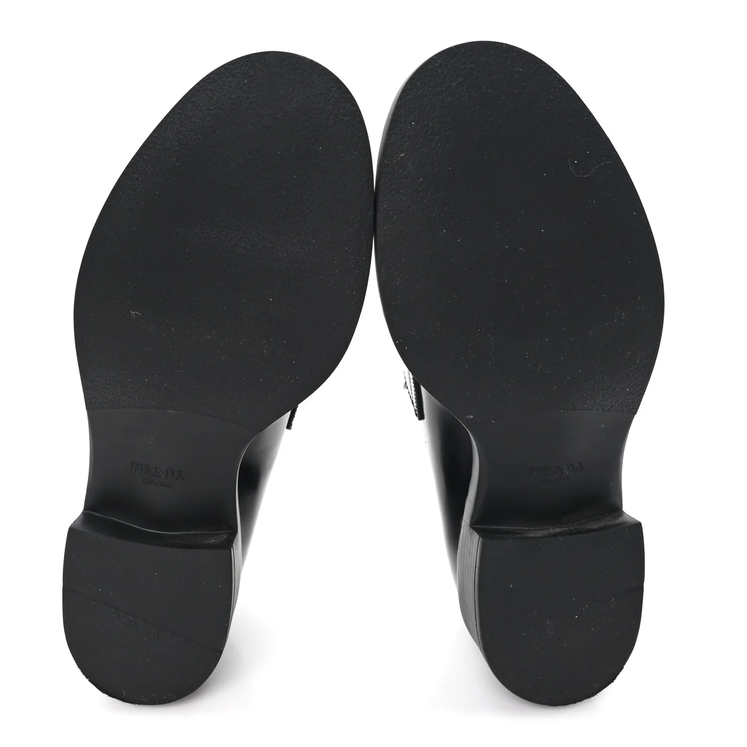 Spazzolato Metal Triangle Logo 50mm Loafers 39 Black - Image 6