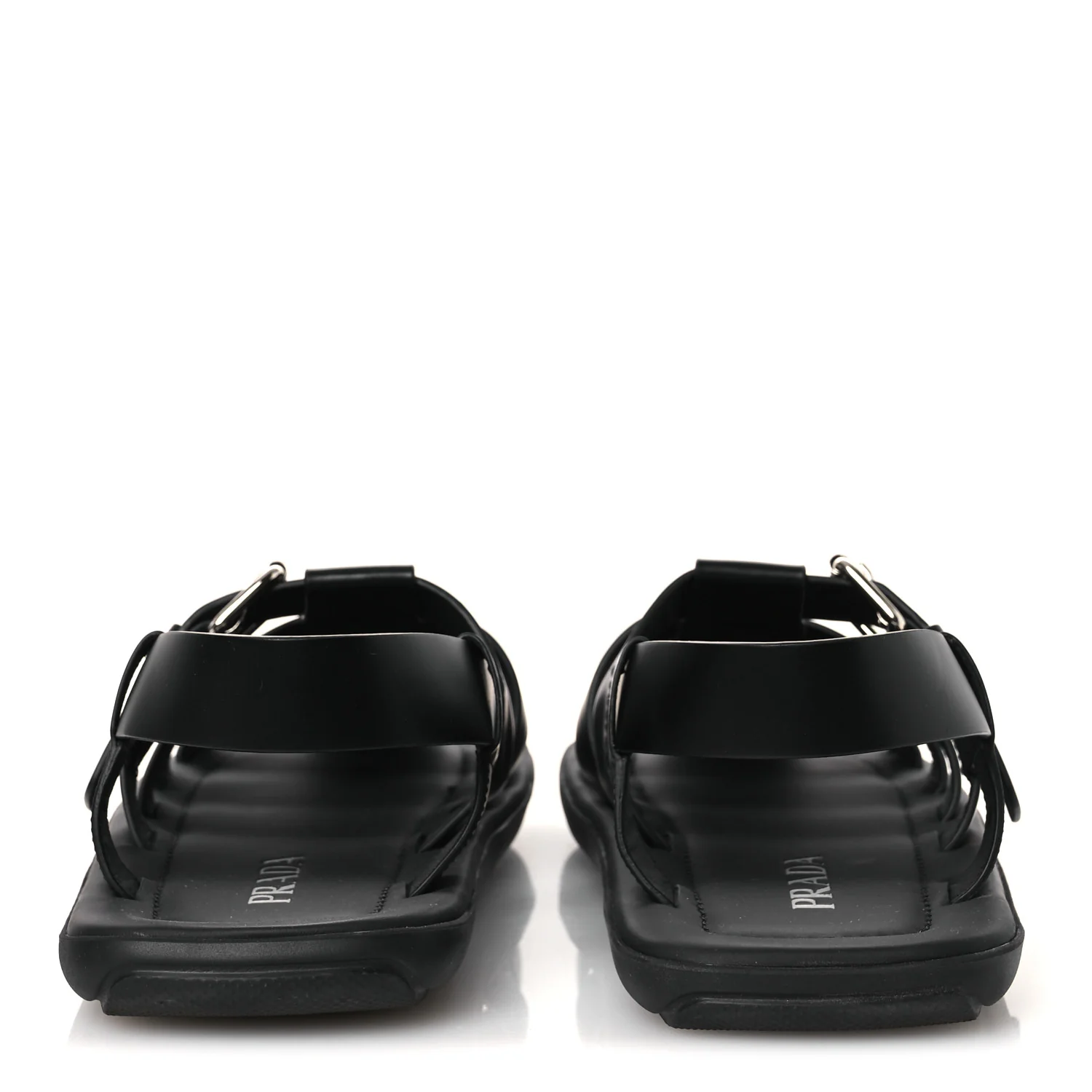 Spazzolato Rois Mens Fisherman Cage Sandals 9 Black - Image 6