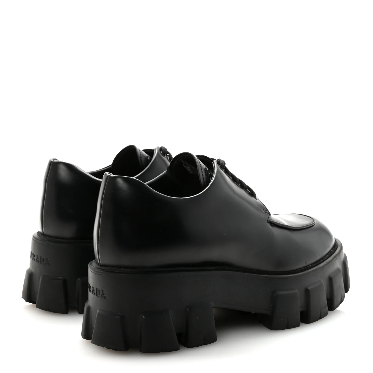Spazzolato Rois Monolith 55mm Derby Loafers 38 Black - Image 5