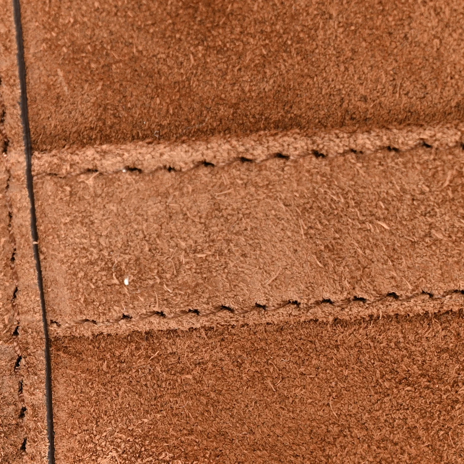 Suede Triangle Medium Bonnie Shoulder Bag Cacao - Image 14