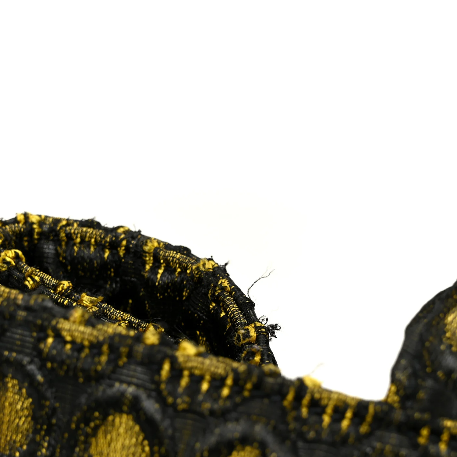 Tessuto Jacquard Canapa Tote Giallo - Image 12