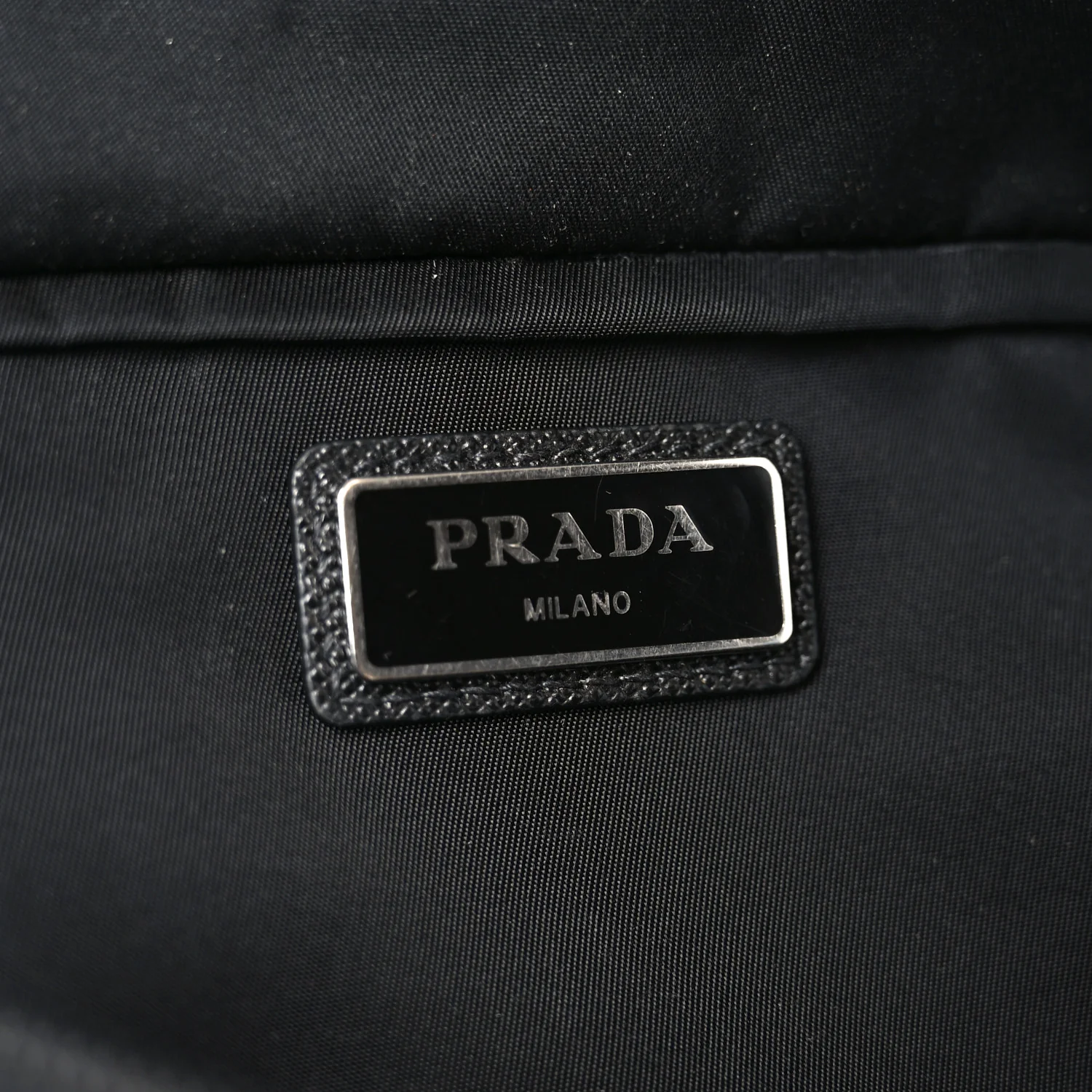 Tessuto Nylon Belt Bag Black - Image 6