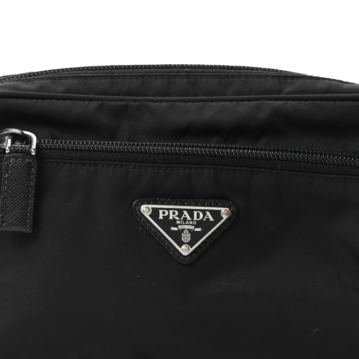 Tessuto Nylon Belt Bag Black - Image 8