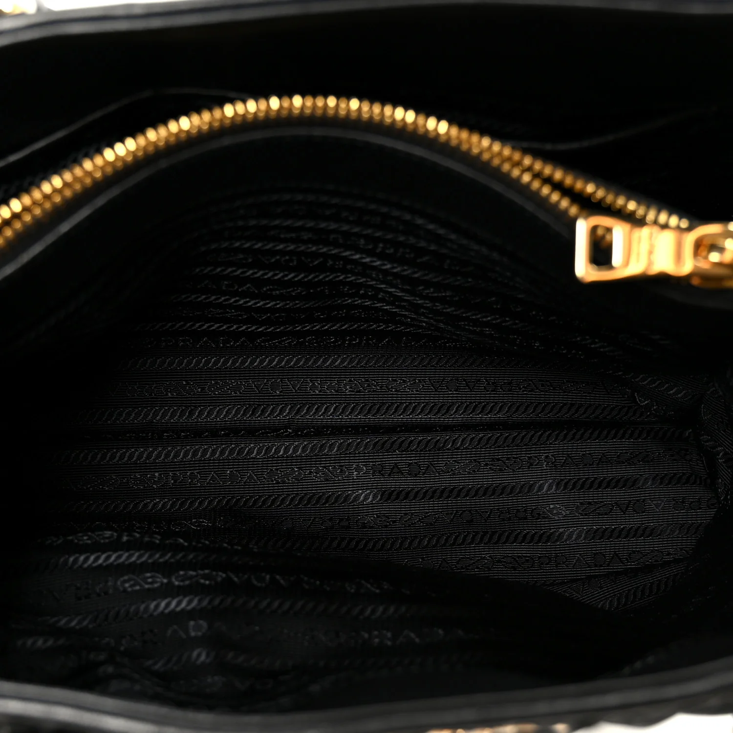 Tessuto Nylon Gaufre Small Tote Black - Image 6