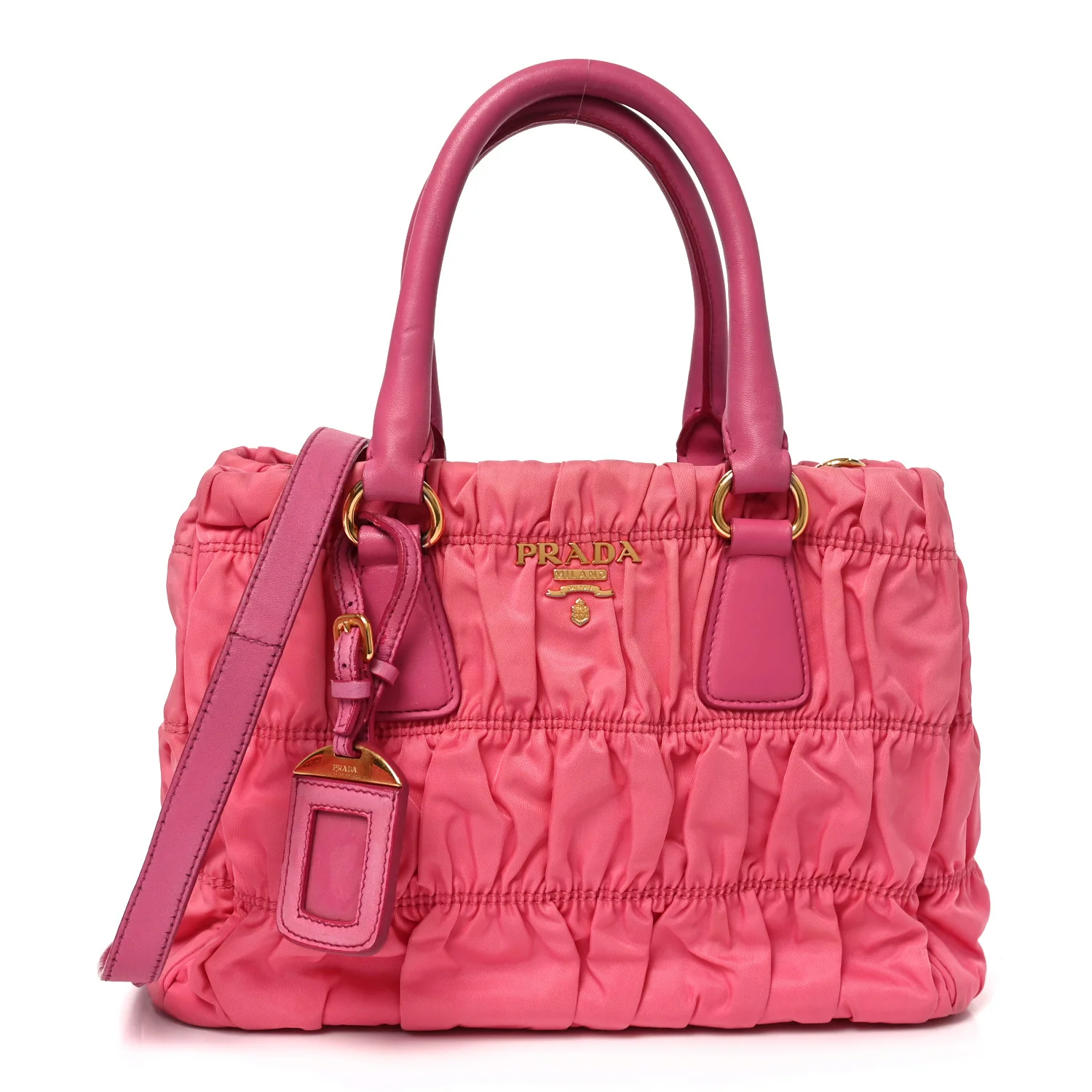 Tessuto Nylon Gaufre Small Tote Petalo - Image 2