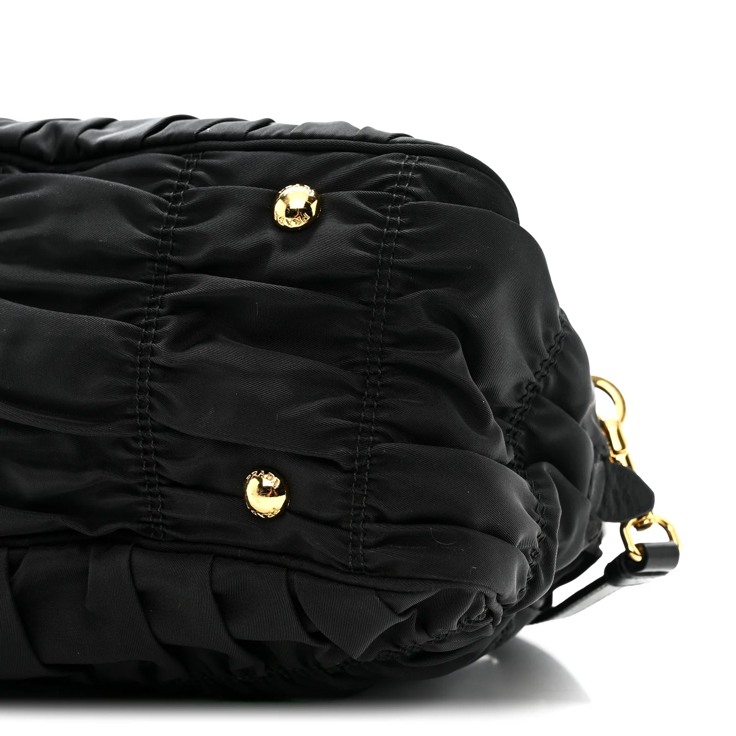 Tessuto Nylon Gaufre Tote Black - Image 10