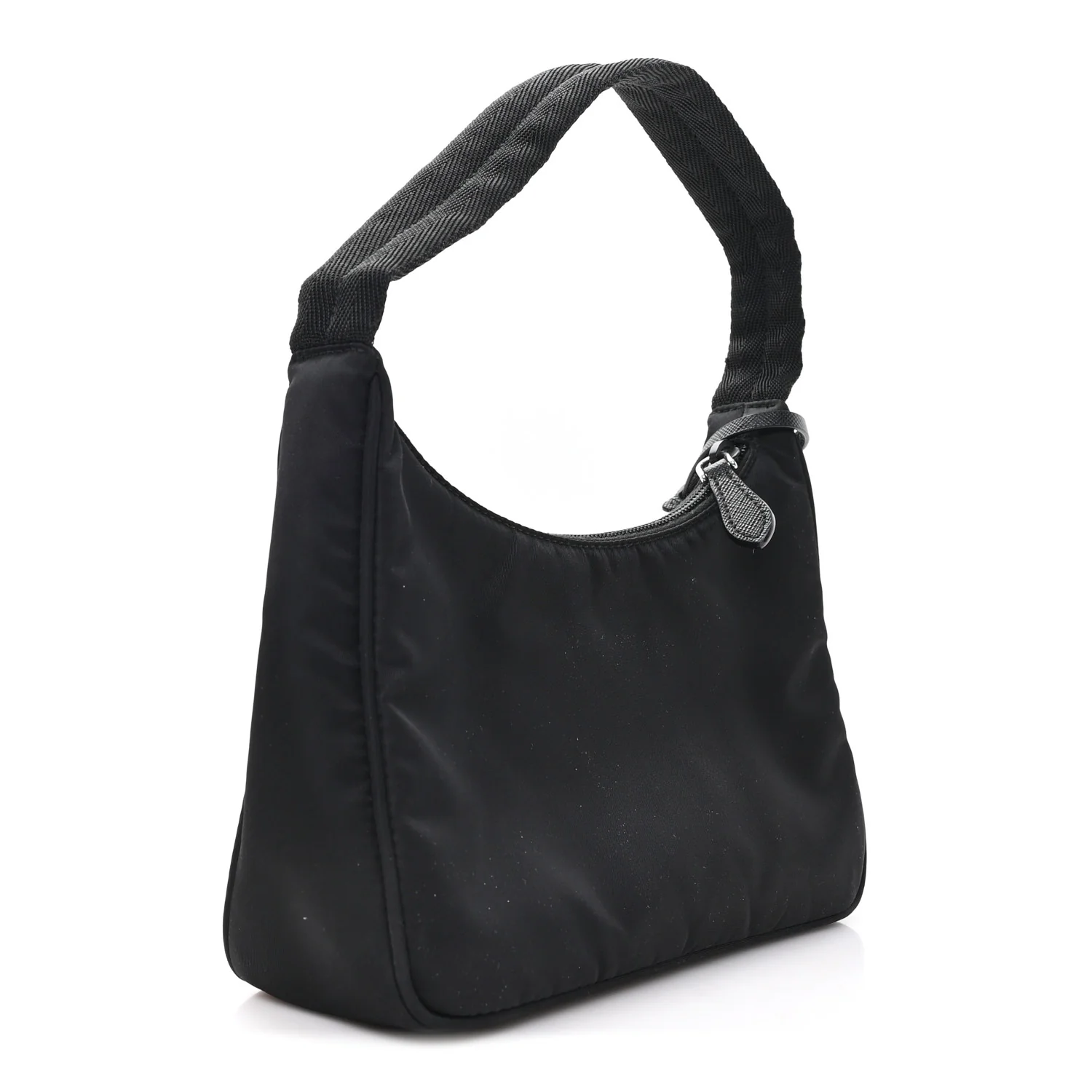 Tessuto Nylon Mini Re-Edition 2000 Bag Black - Image 3
