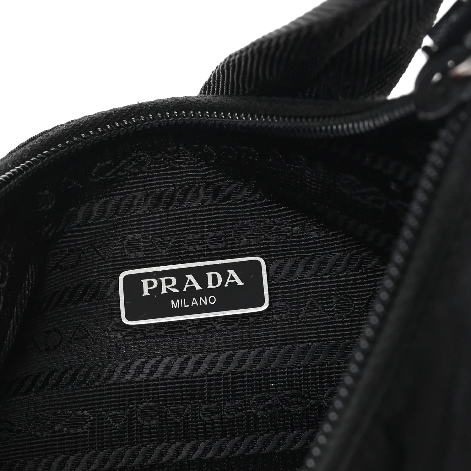 Tessuto Nylon Mini Re-Edition 2000 Bag Black - Image 6