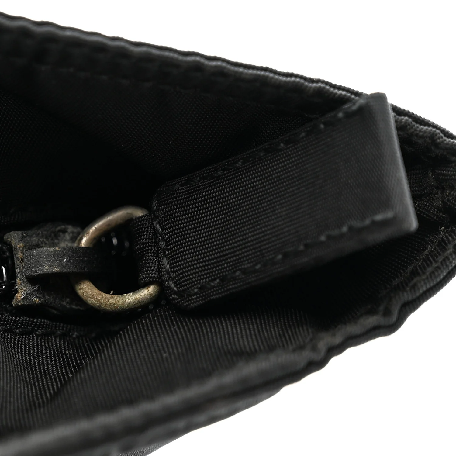 Tessuto Nylon Mini Shopping Tote Black - Image 11
