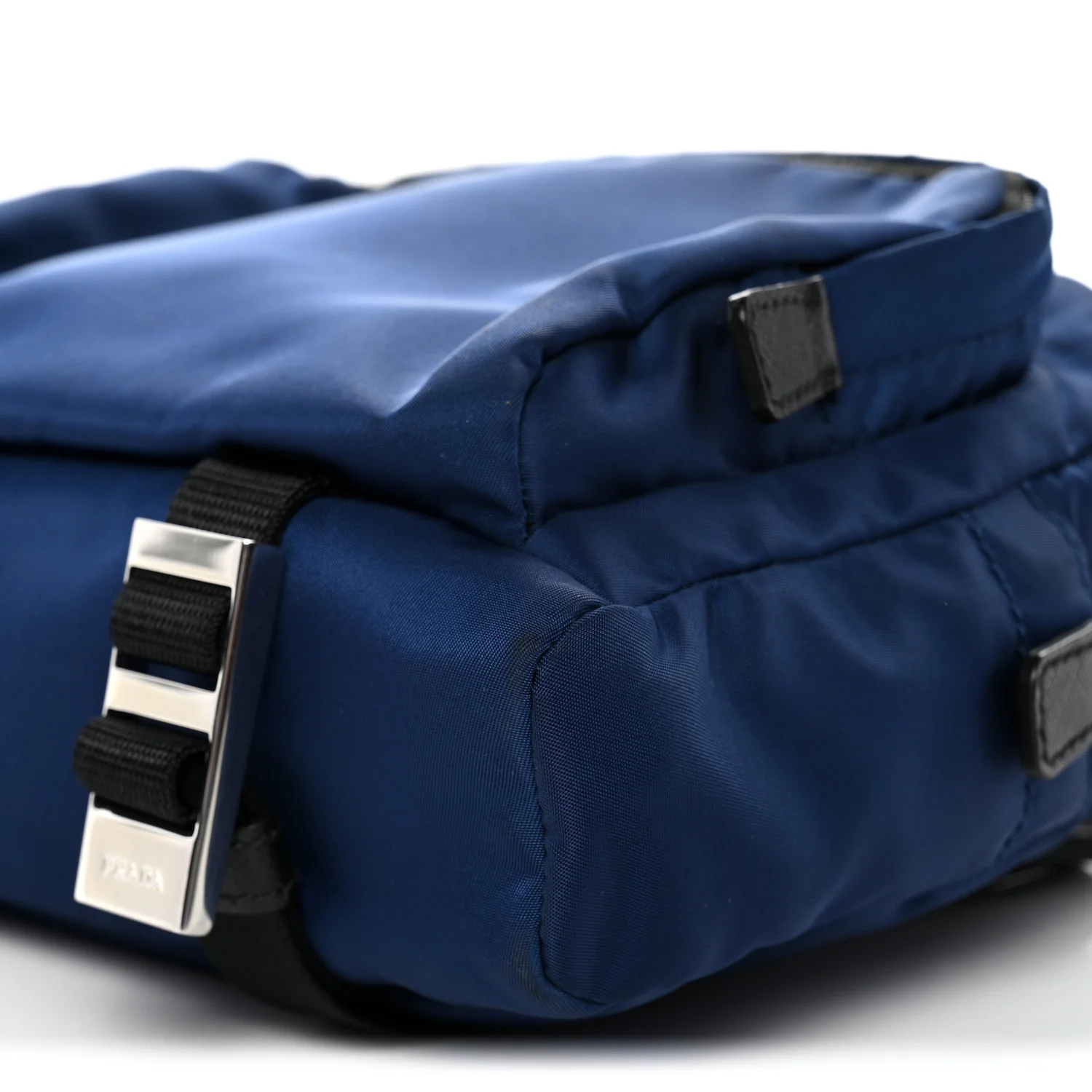 Tessuto Nylon Montagna Messenger Bag  Blue Black - Image 10