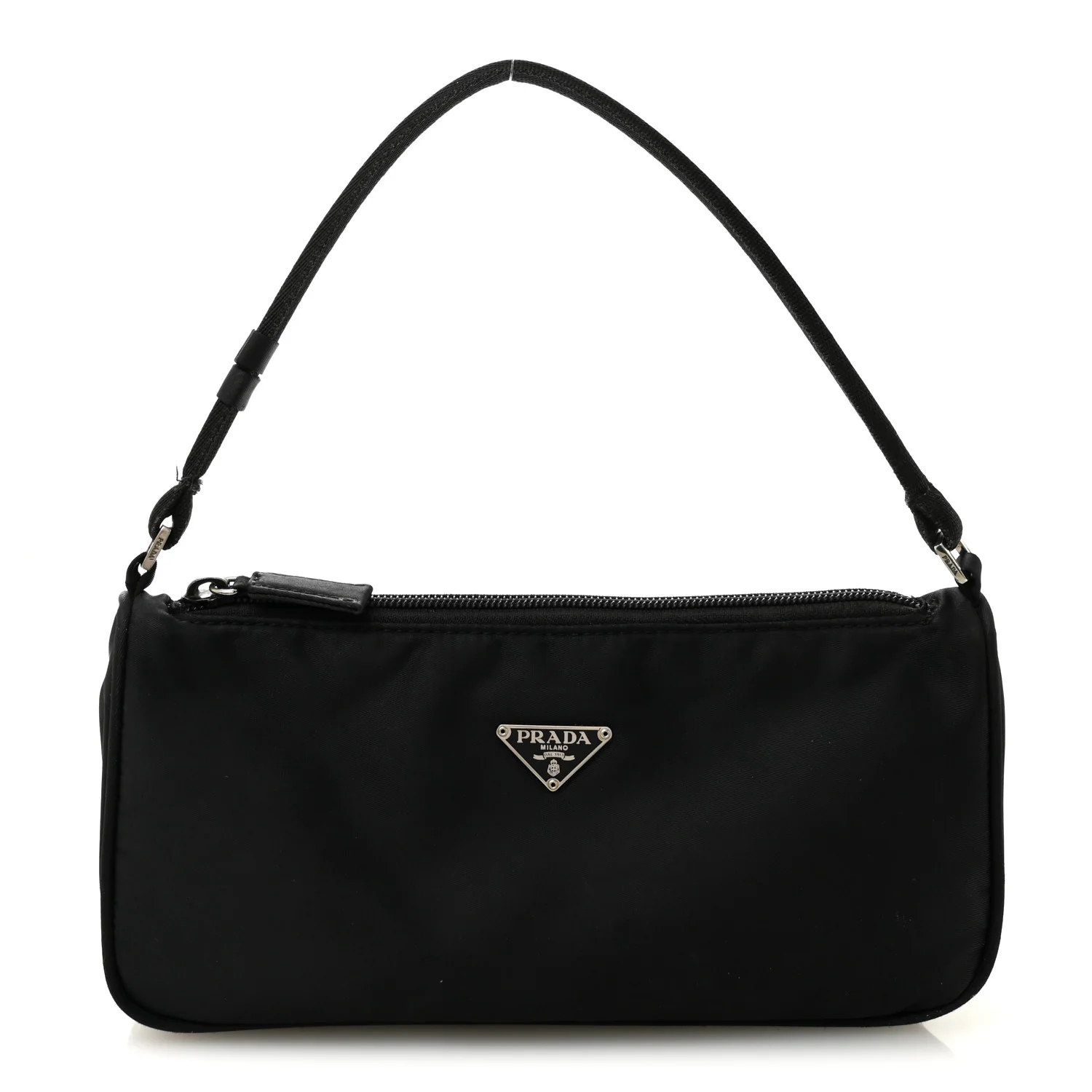 Tessuto Nylon Pochette Bag Black