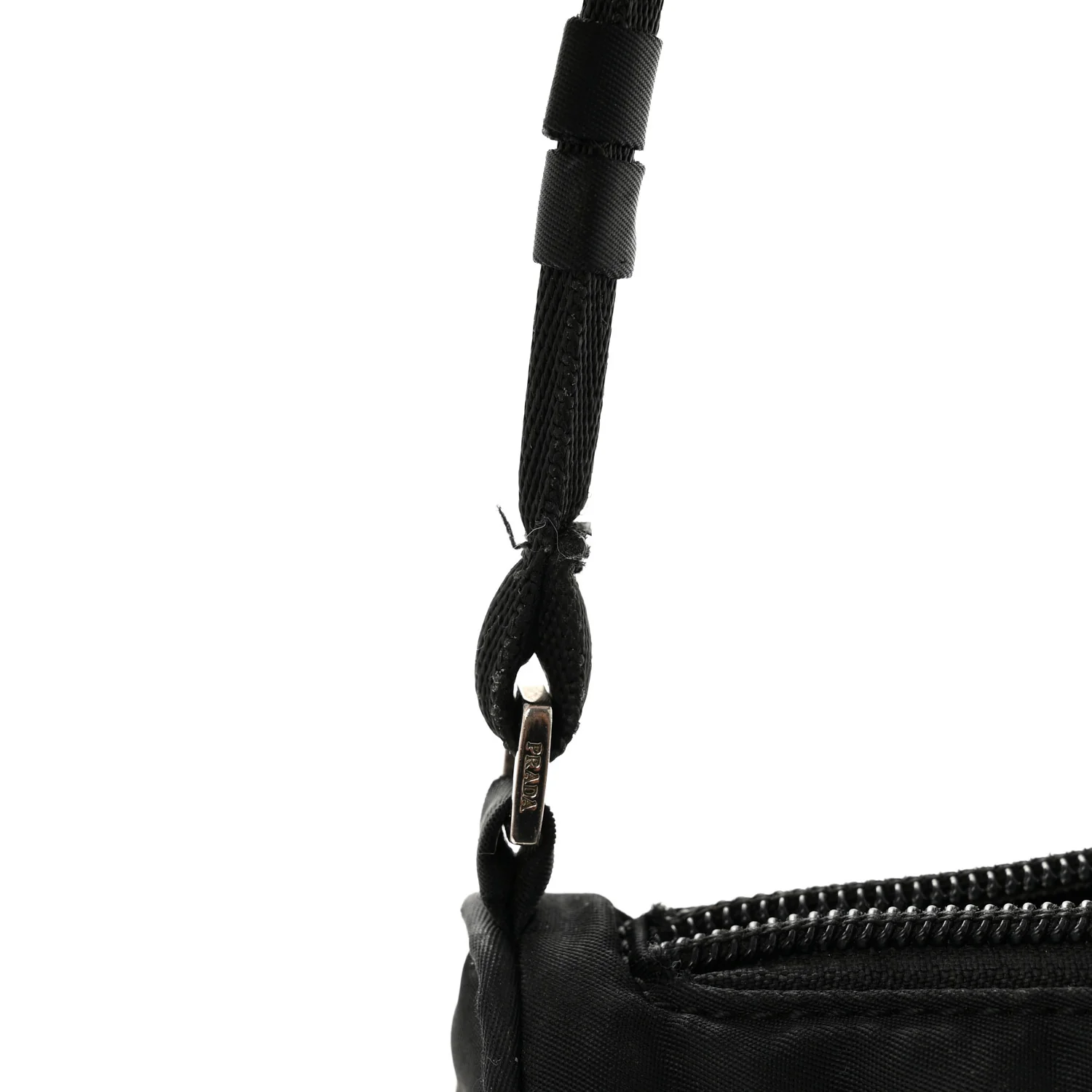 Tessuto Nylon Pochette Bag Black - Image 11