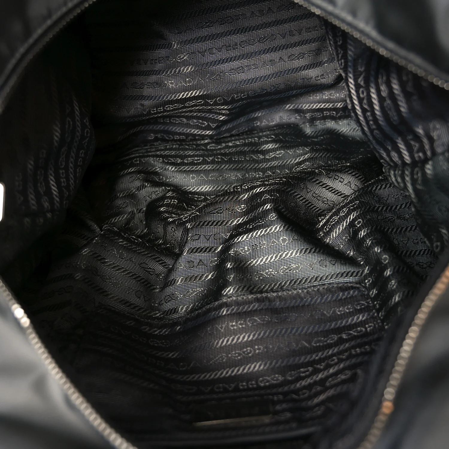 Tessuto Nylon Pocket Tote Grey - Image 5