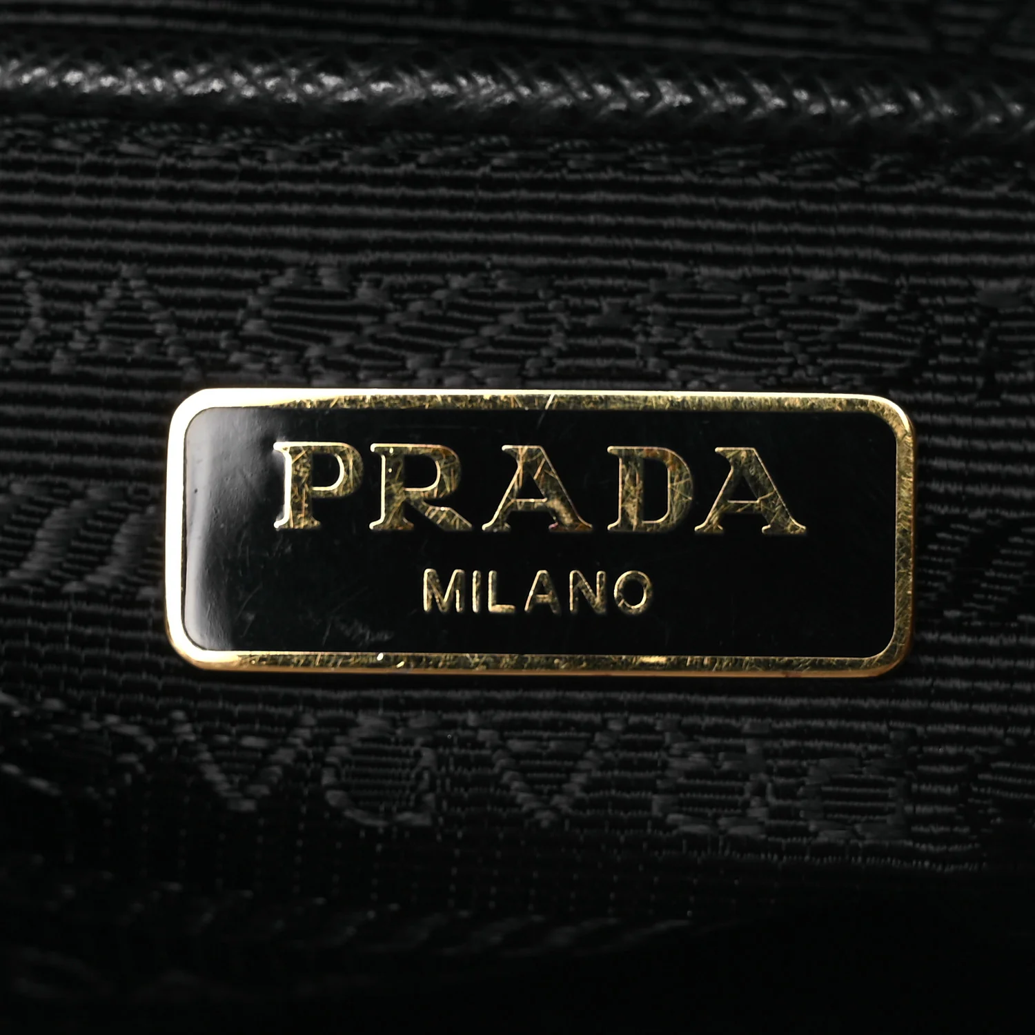 Tessuto Nylon Saffiano Crossbody Bag Black - Image 6
