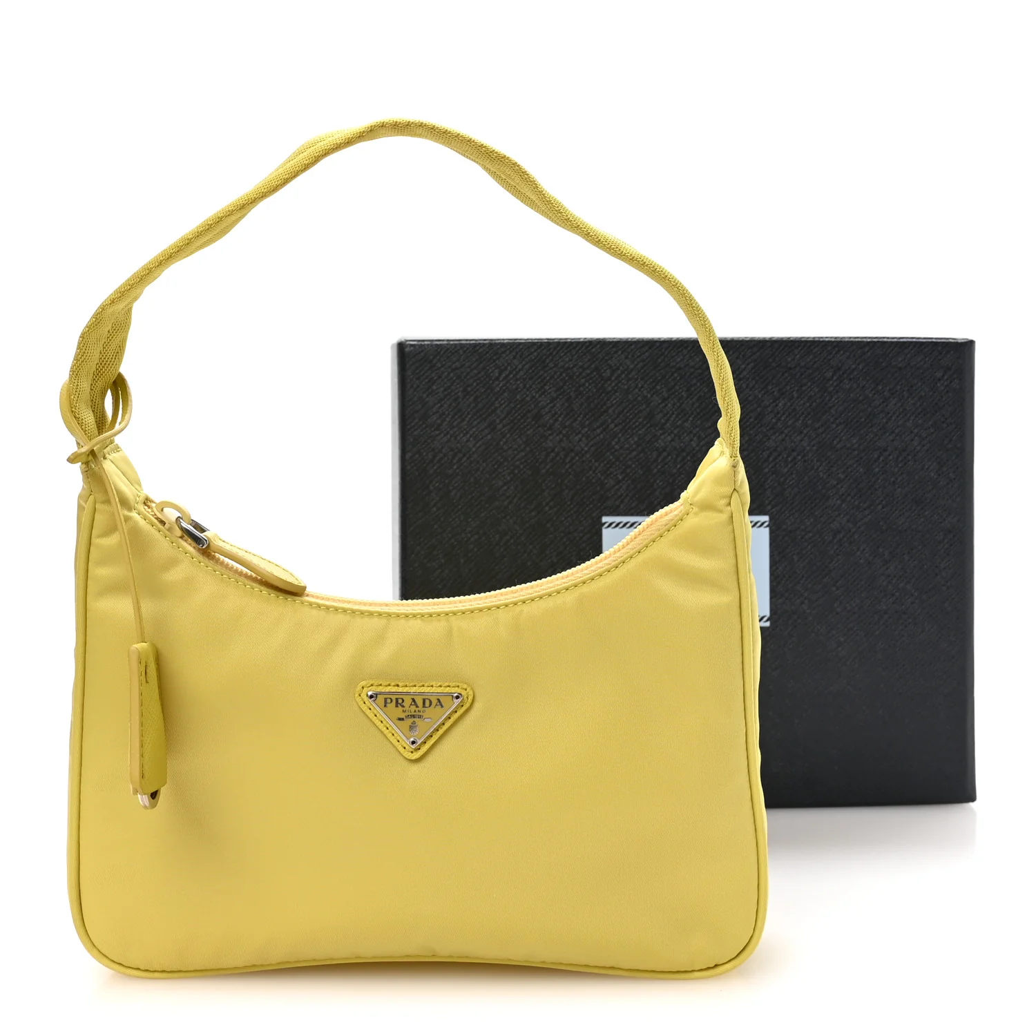 Tessuto Nylon Saffiano Mini Re-Edition 2000 Bag Ananas - Image 12