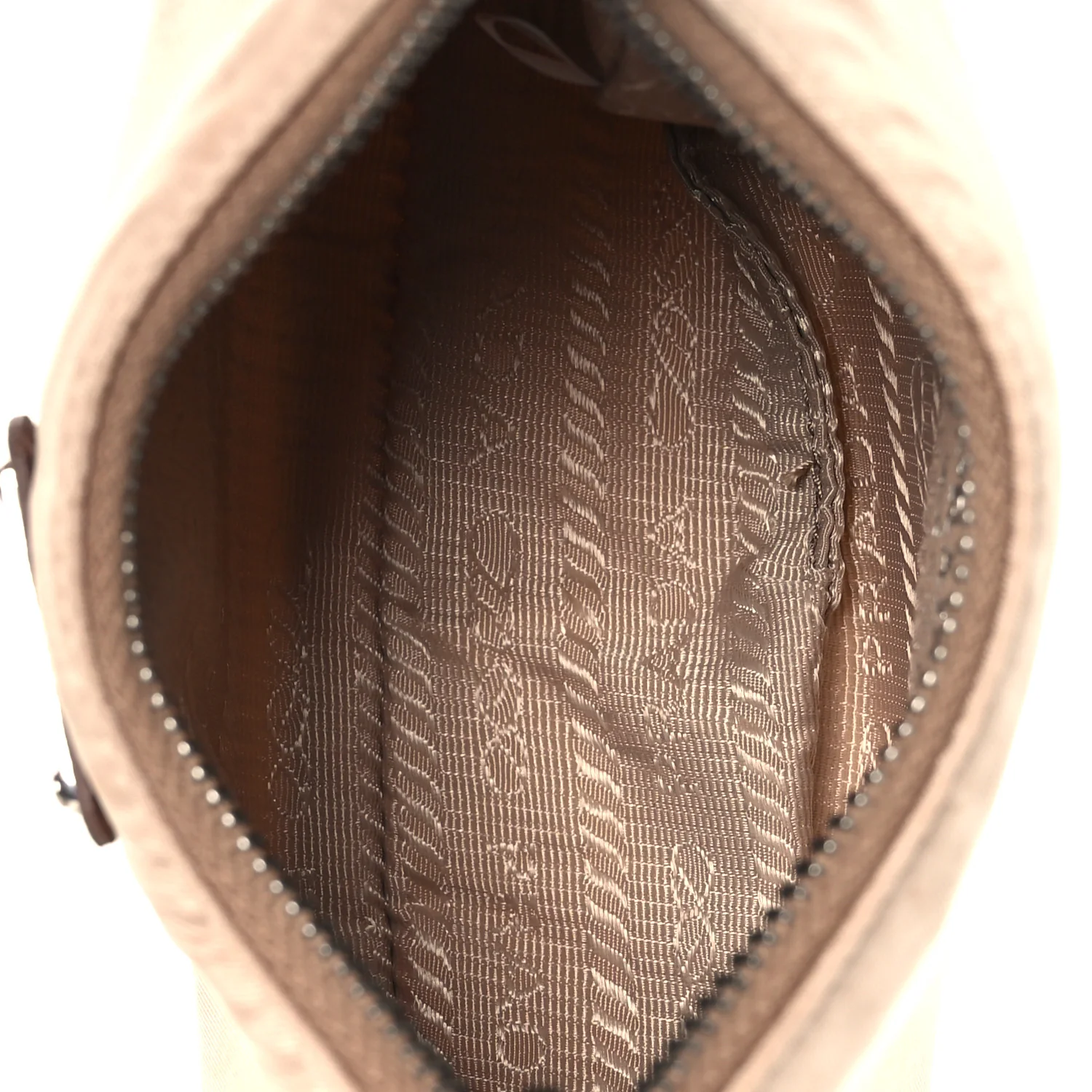 Tessuto Nylon Saffiano Mini Re-Edition 2000 Shoulder Bag Cammeo - Image 5