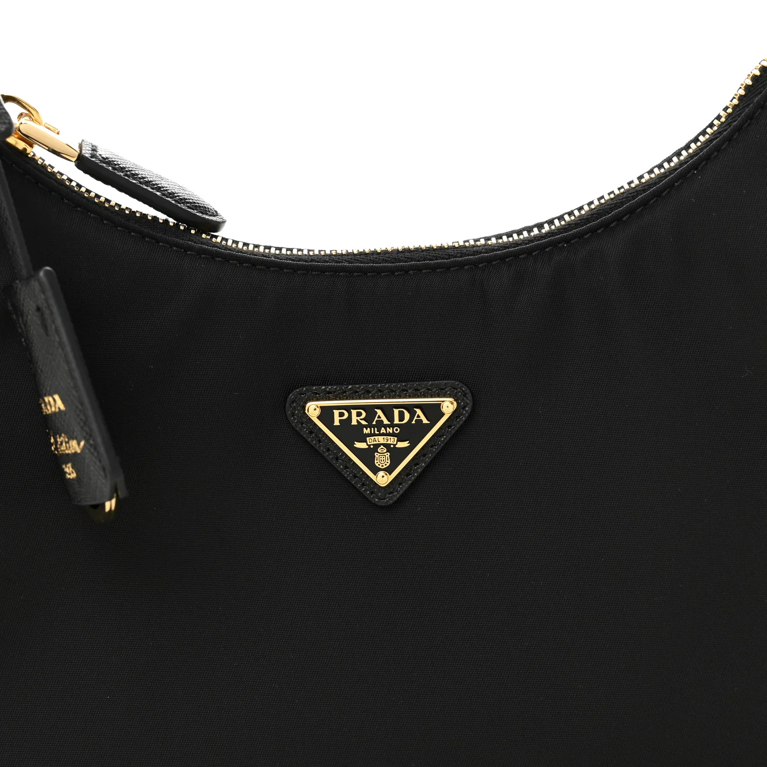 Tessuto Nylon Saffiano Mini Re-Edition 2005 Bag Black - Image 7