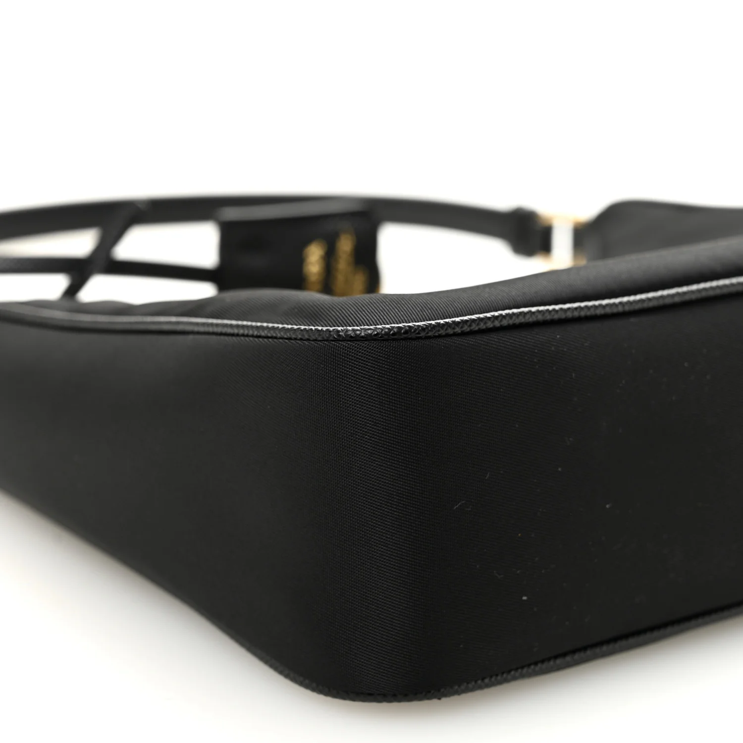 Tessuto Nylon Saffiano Mini Re-Edition 2005 Bag Black - Image 8