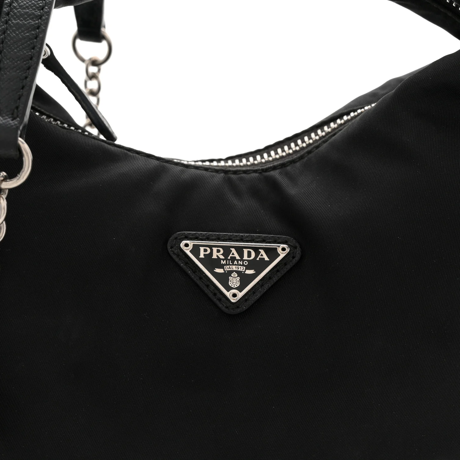 Tessuto Nylon Saffiano Re-Edition 2006 Shoulder Bag Black - Image 7