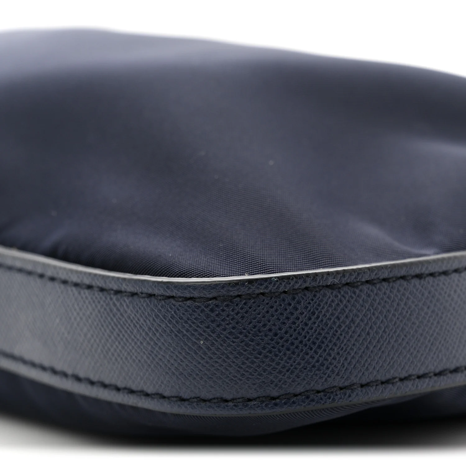 Tessuto Nylon Saffiano Small Crossbody Bag Navy - Image 10