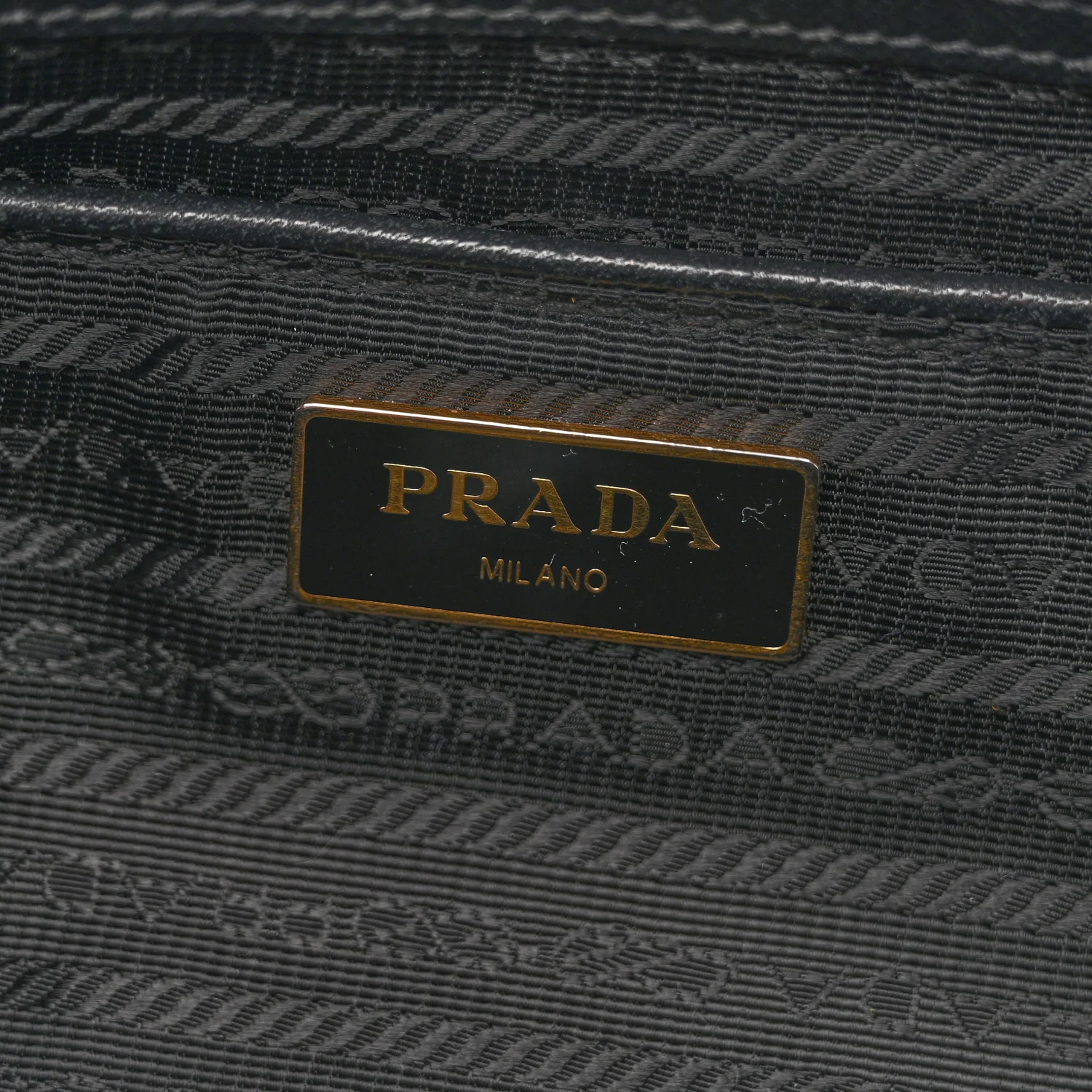 Tessuto Nylon Saffiano Tote Black - Image 6