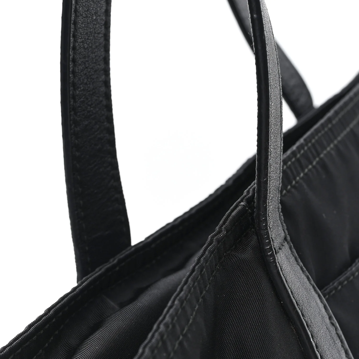 Tessuto Nylon Tote Black - Image 9