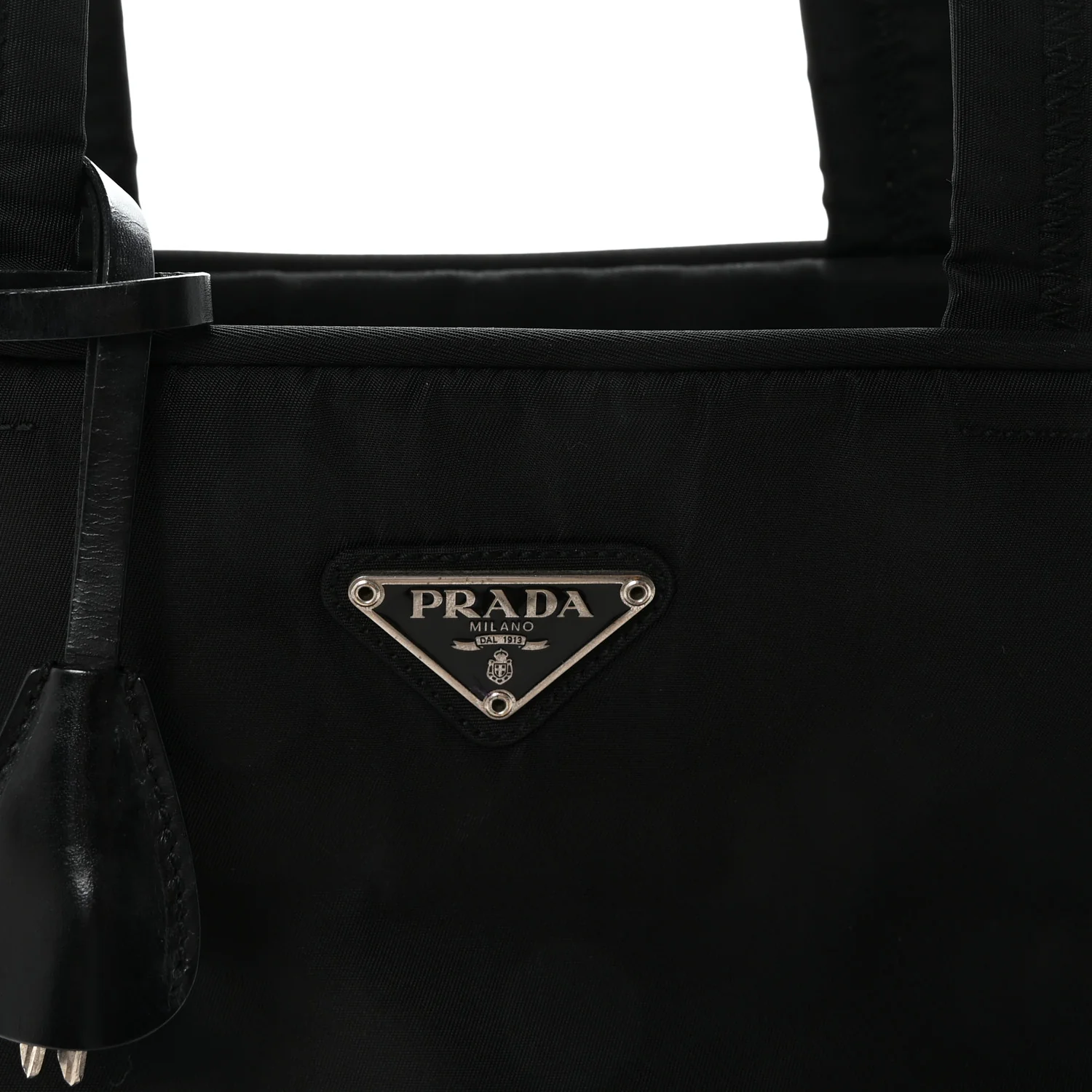 Tessuto Nylon Tote Black - Image 7