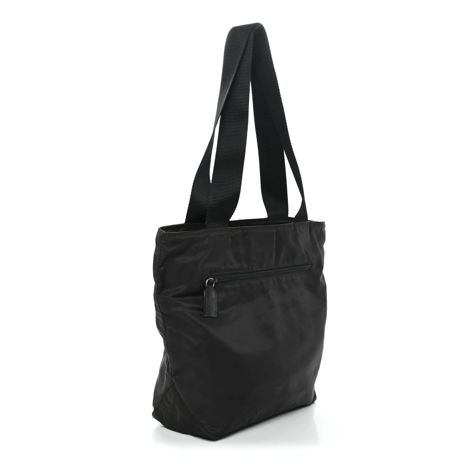 Tessuto Nylon Triangle Tote Mimetico Black - Image 3