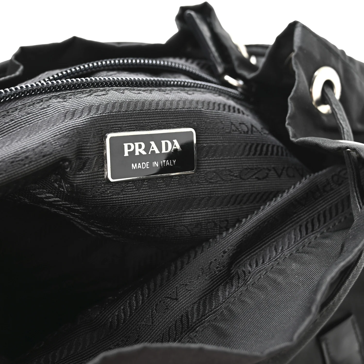 Tessuto Nylon Vela Small Backpack Black - Image 6