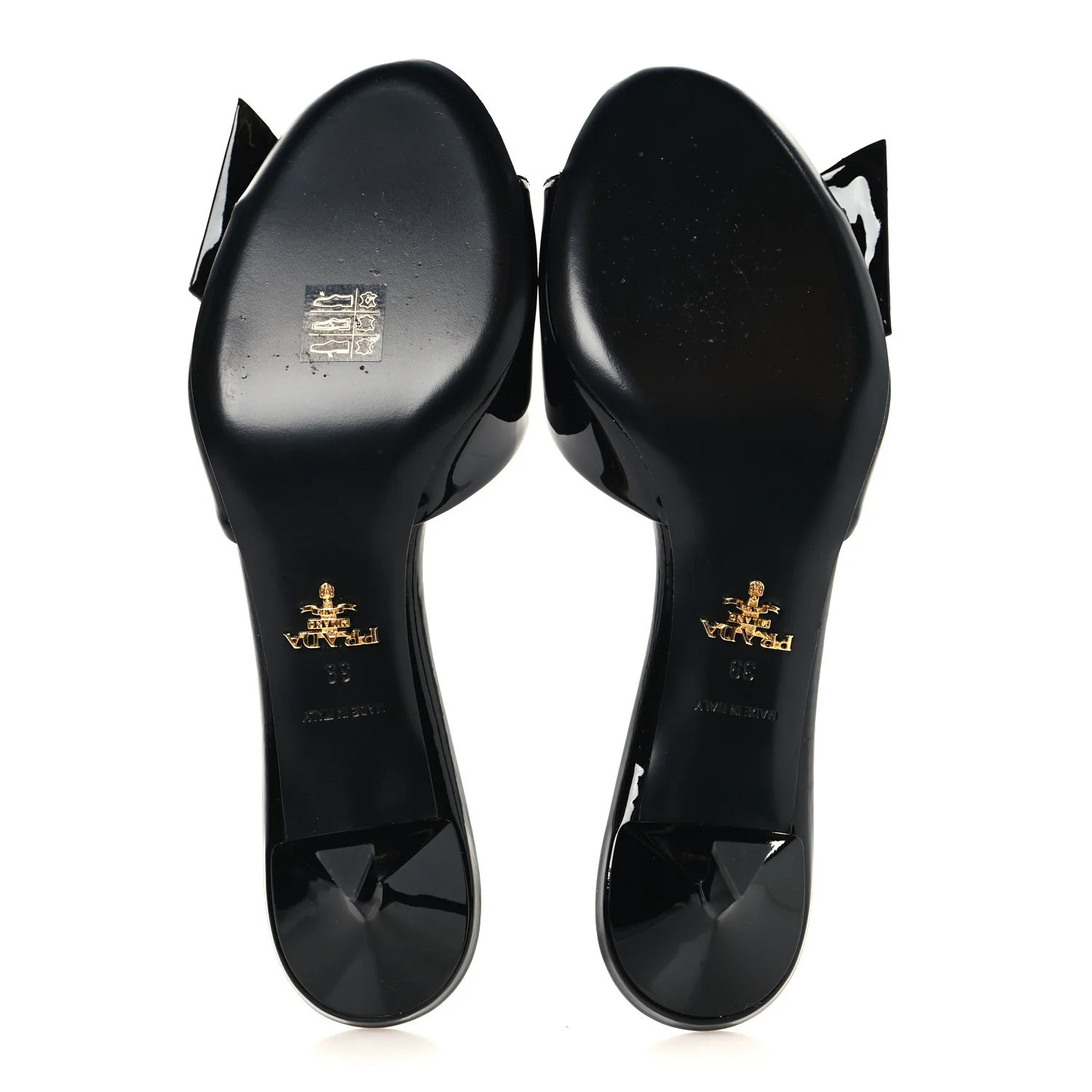 Vernice Crystal Bow Pumps 39 Black - Image 6