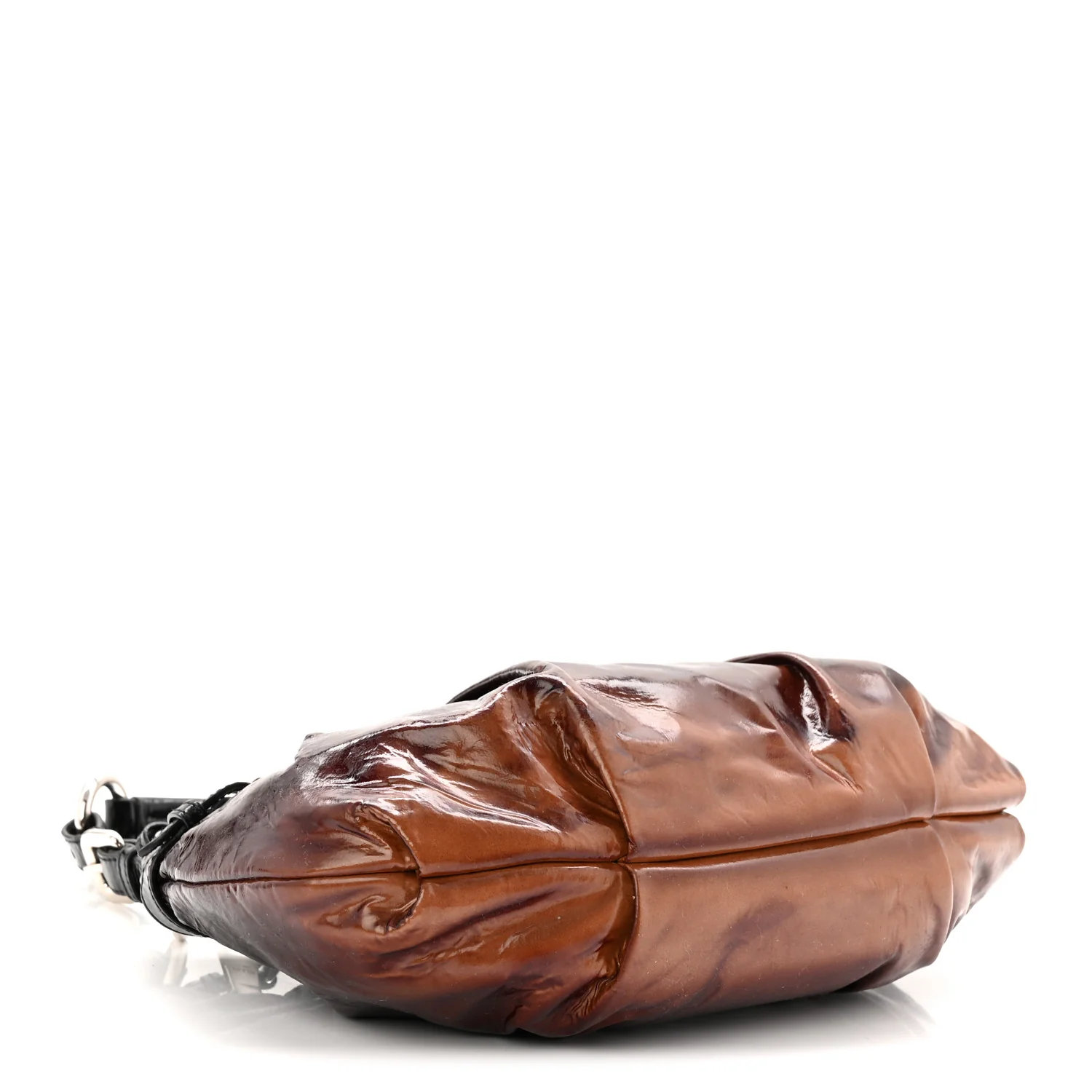 Vernice Sfumata Shoulder Bag Black Nudo - Image 4