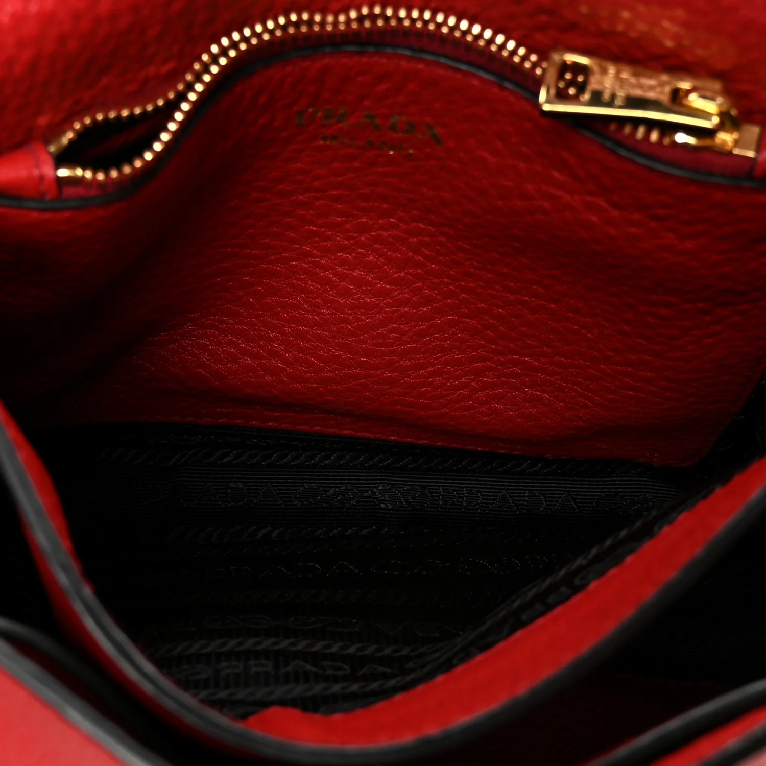 Vitello Daino Flap Crossbody Rosso - Image 6
