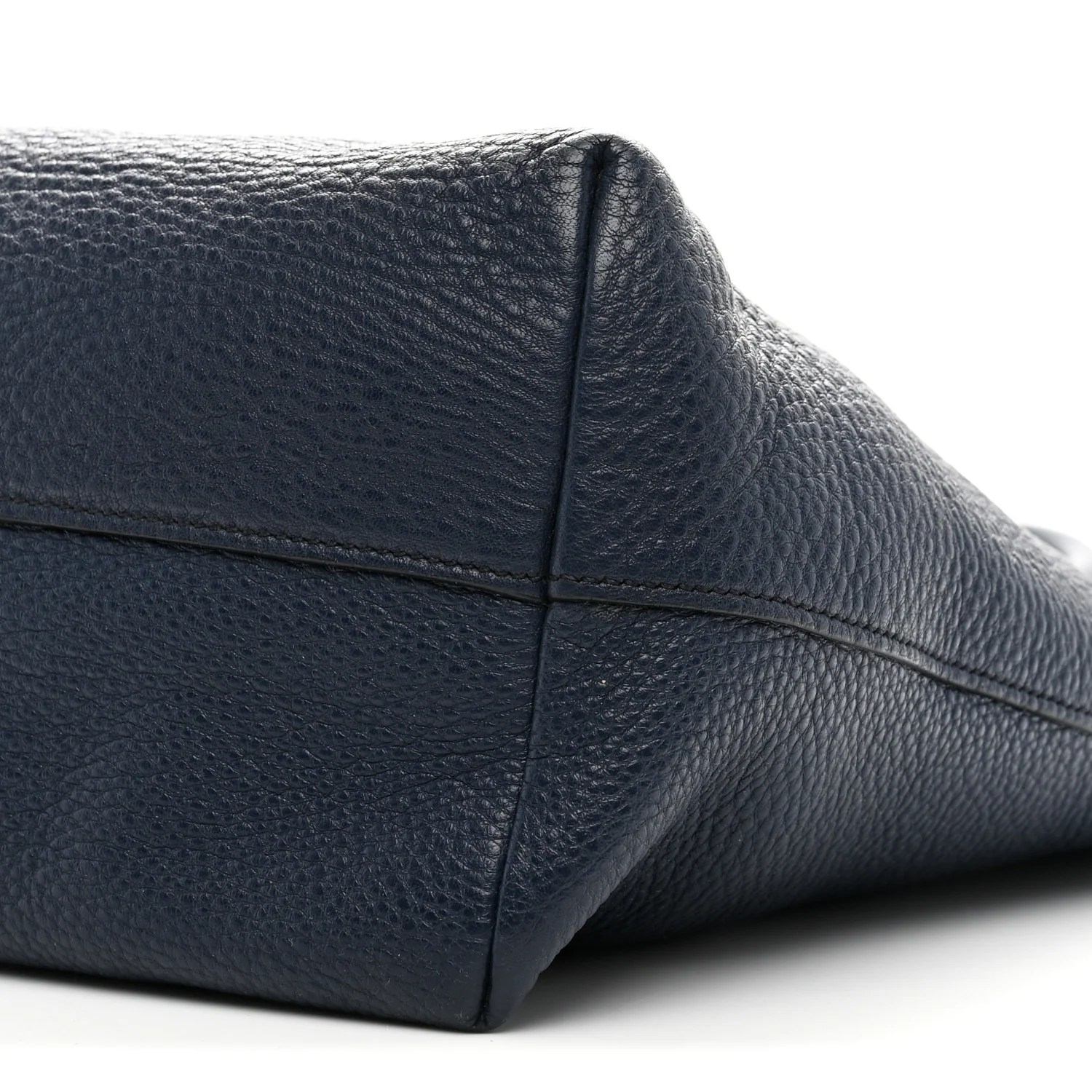 Vitello Daino Pocket Shopping Tote Baltico - Image 11