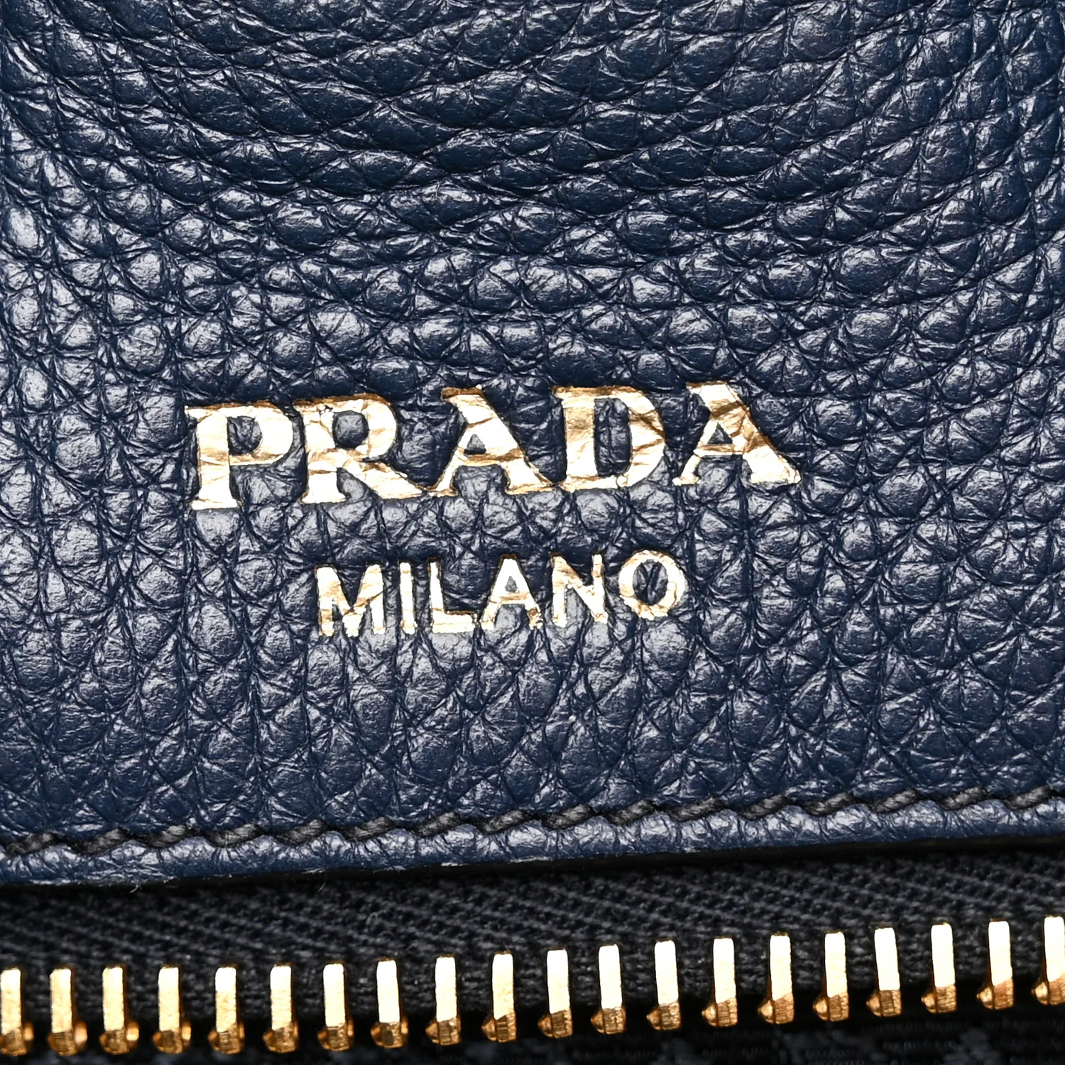Vitello Daino Pocket Shopping Tote Baltico - Image 6