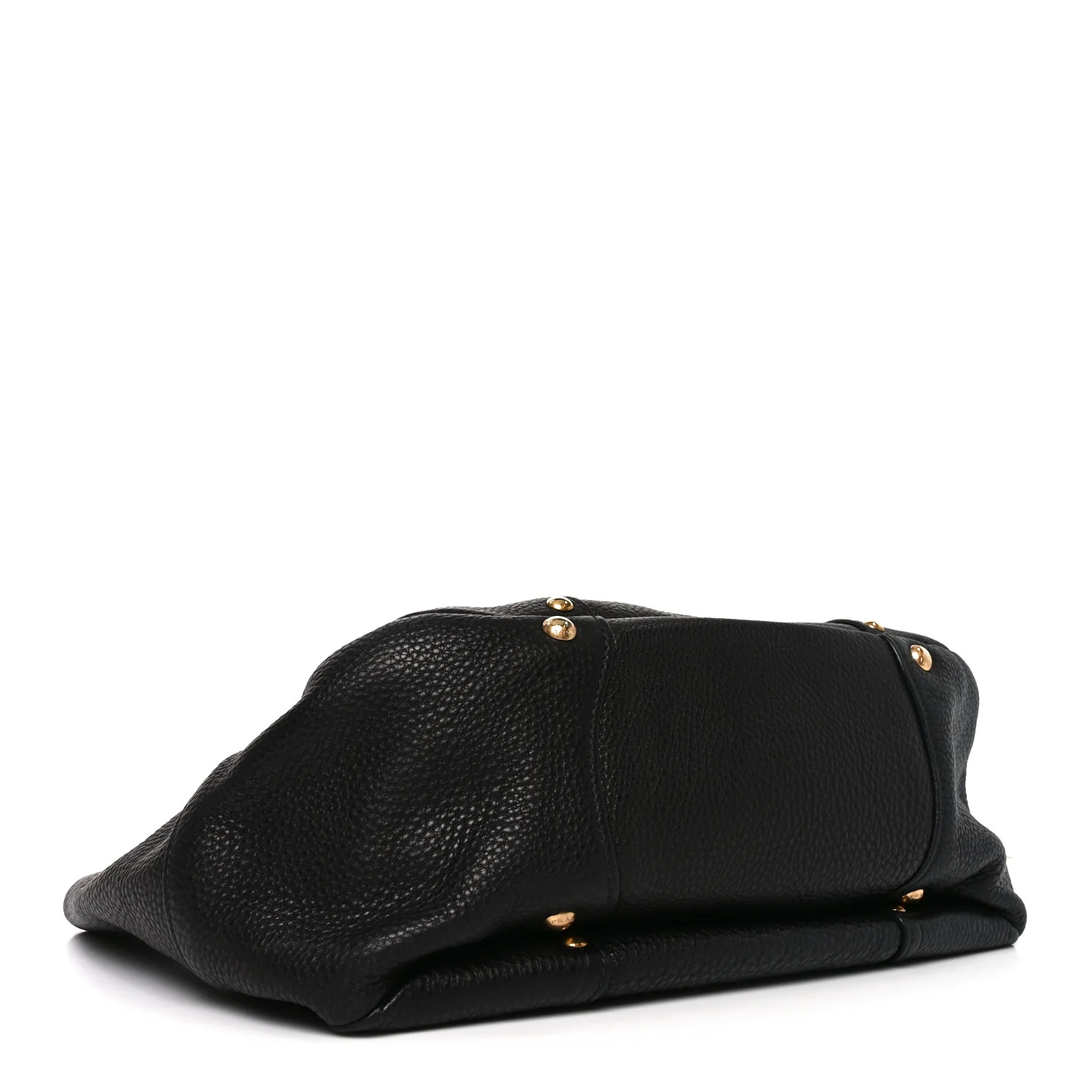 Vitello Daino Pushlock Tote Black - Image 6