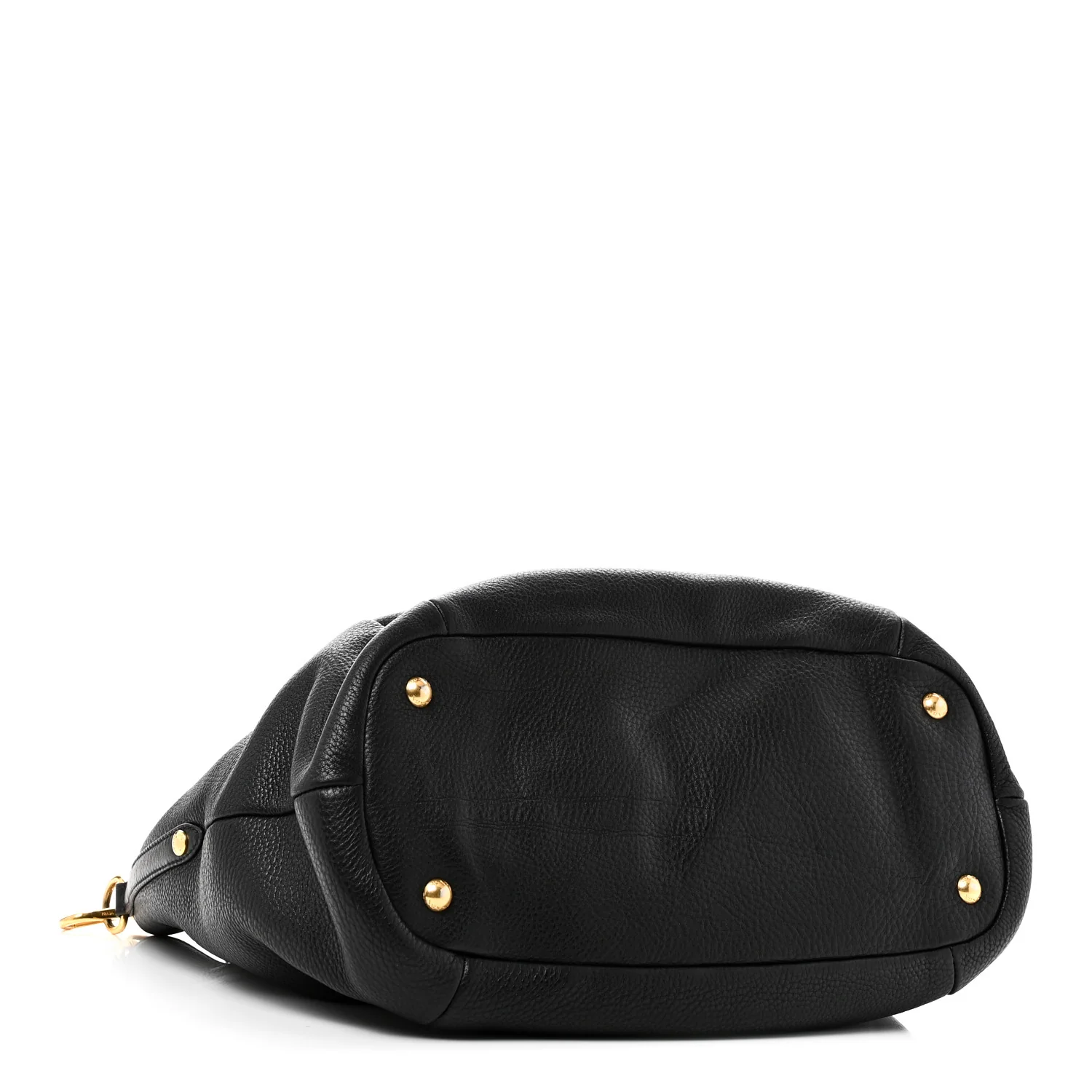 Vitello Daino Shoulder Bag Black - Image 4