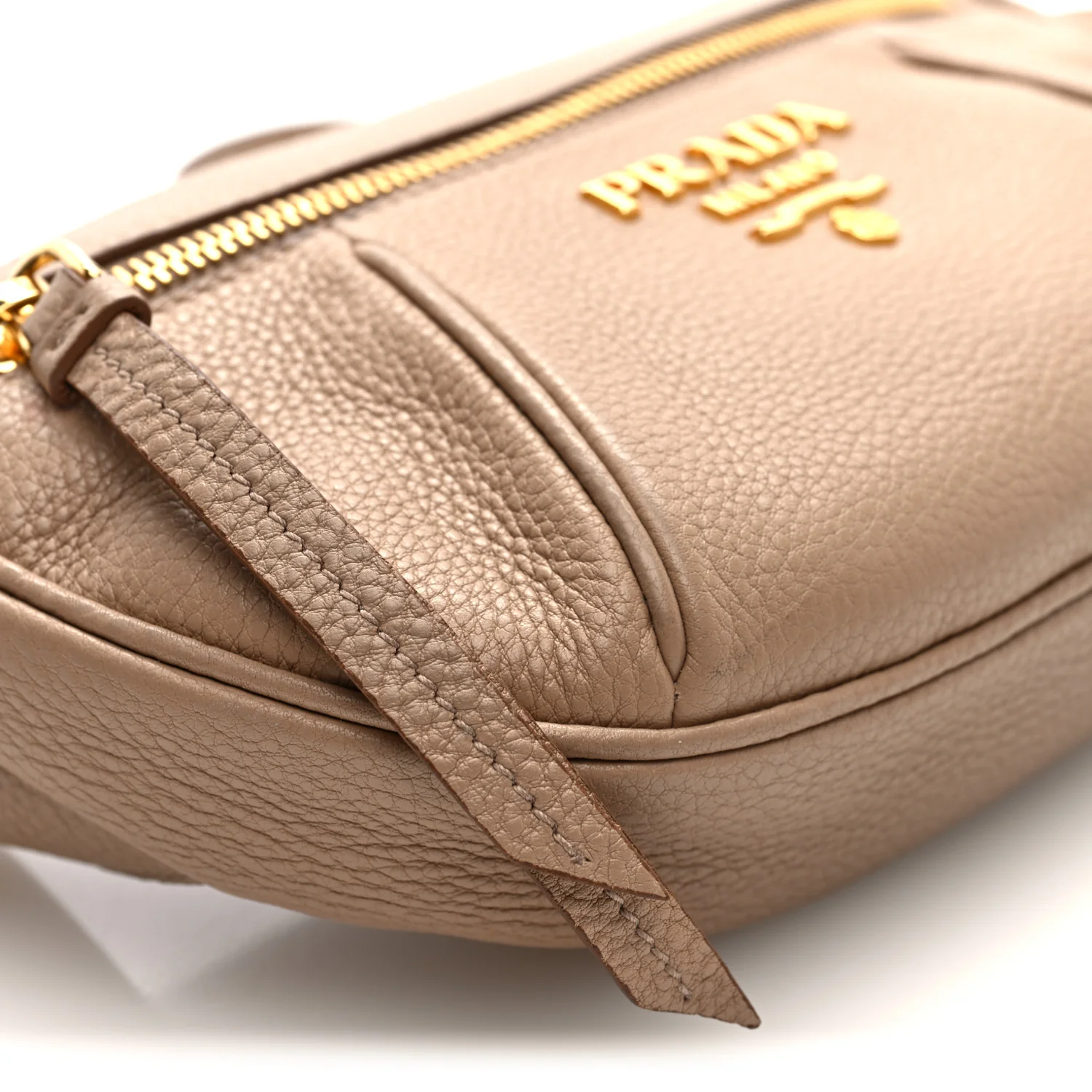 Vitello Daino Small Belt Bag Cammeo - Image 8