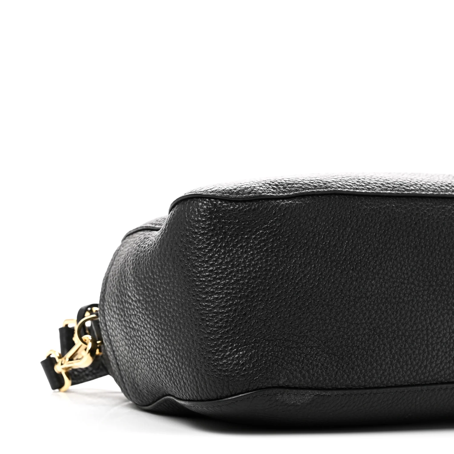 Vitello Daino Small Shoulder Bag Black - Image 7