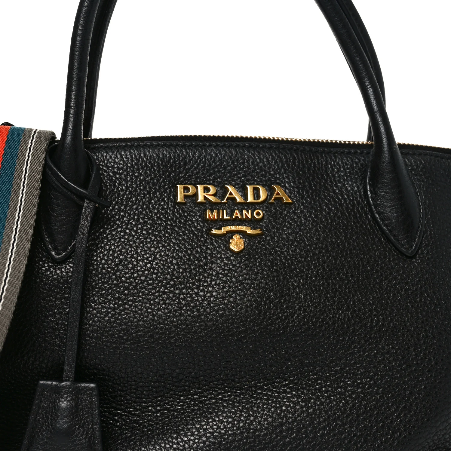 Vitello Daino Small Tote Black - Image 7