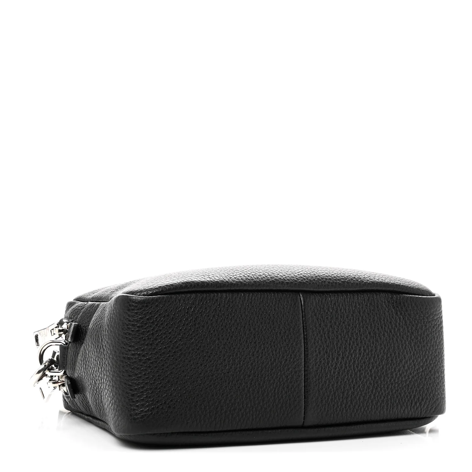 Vitello Daino Soft Camera Crossbody Black - Image 4