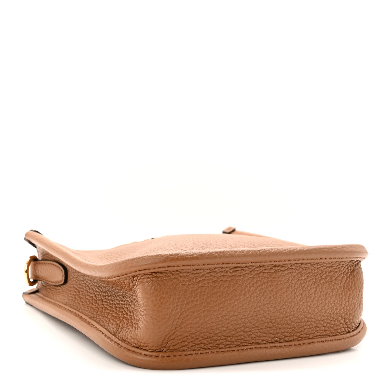 Vitello Daino Soft Mini Hobo Messenger Bag Caramel - Image 4