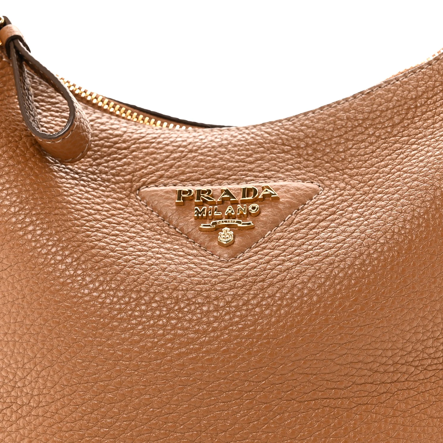Vitello Daino Soft Mini Shoulder Bag Caramel - Image 7