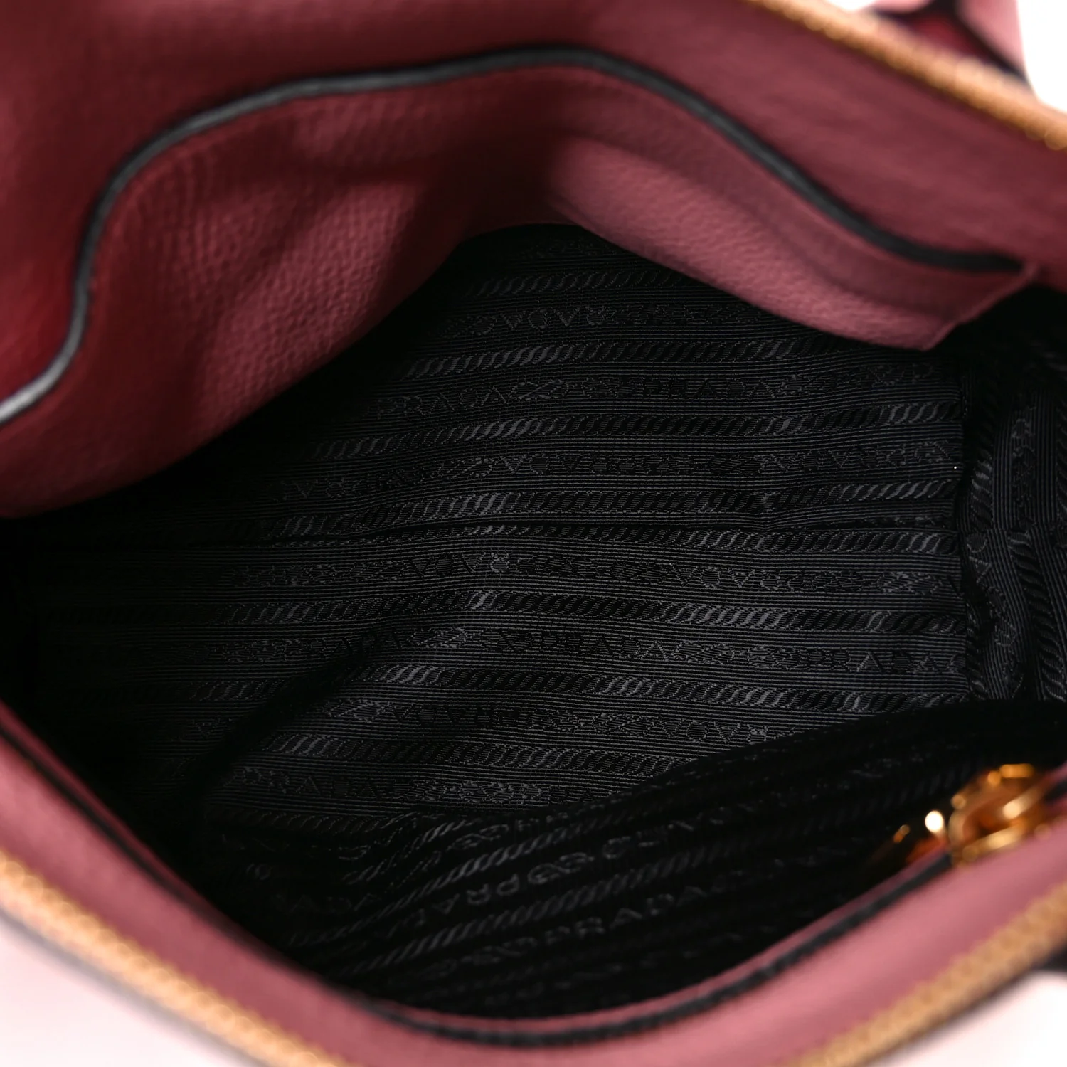 Vitello Daino Top Handle Zip Tote Petalo - Image 5