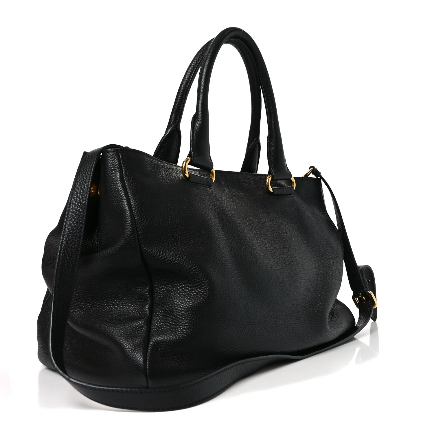 Vitello Phenix Shopping Bag Black - Image 3