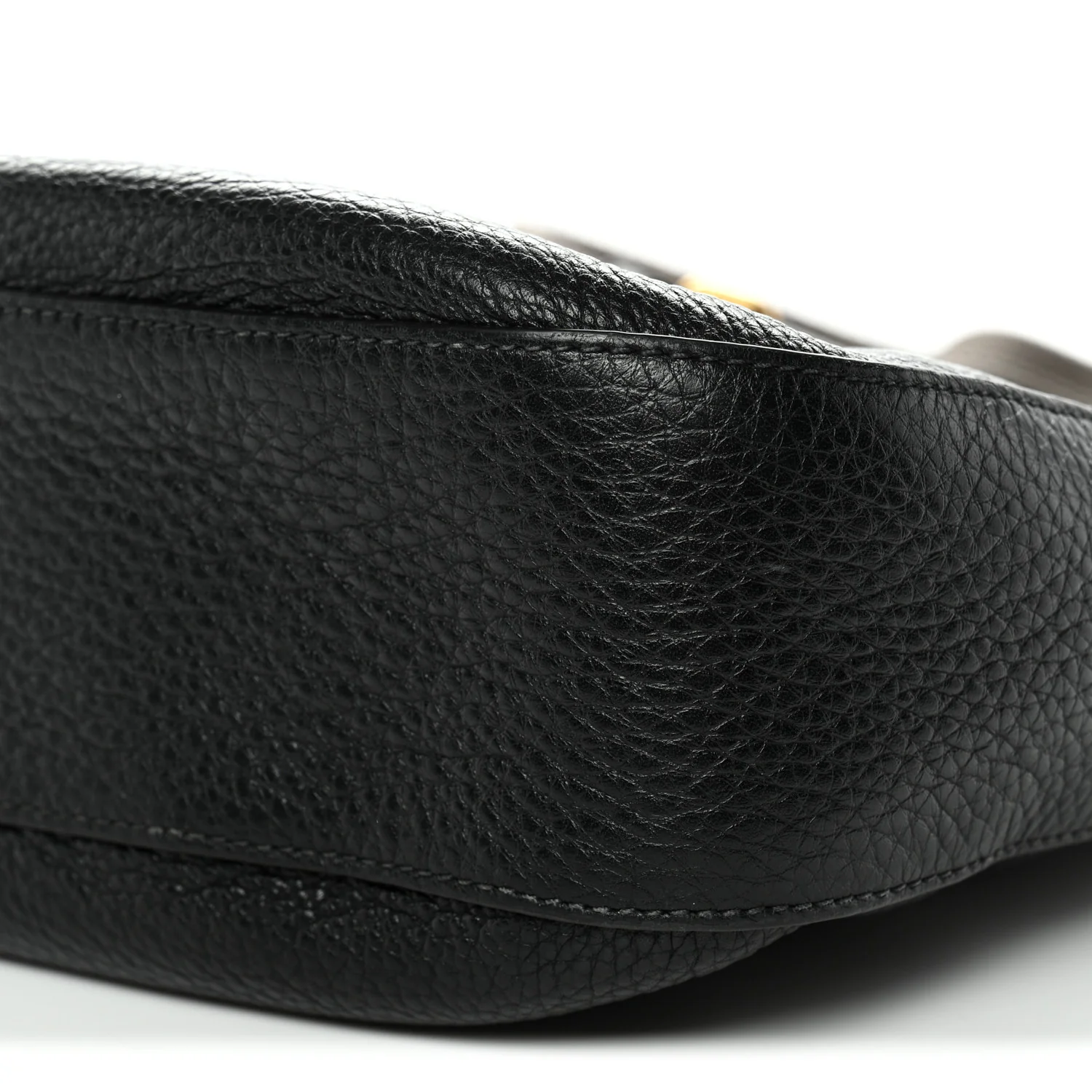 Vitello Phenix Small Zippered Messenger Hobo Black - Image 10