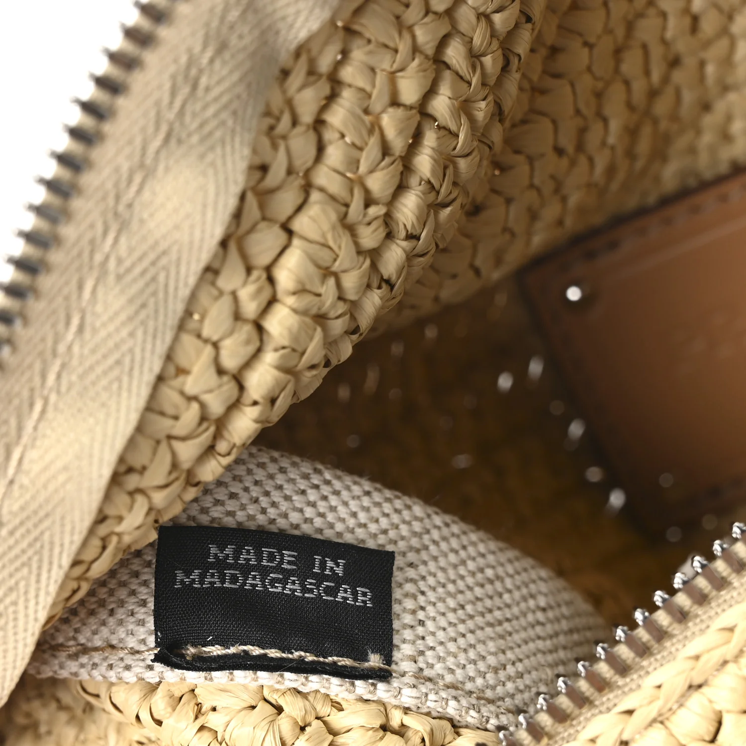 Yarn Raffia Effect Crochet Belt Bag Naturale - Image 7